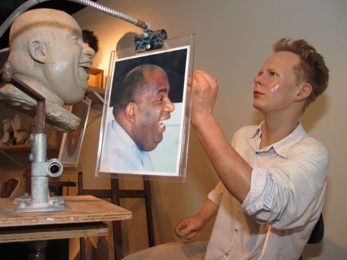 Al Roker at a famous wax museum – Madam Tussaud’s in NYC