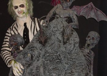 Beetlejuice at the Hollywood Wax Museum