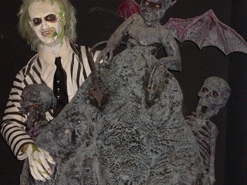 Beetlejuice at the Hollywood Wax Museum