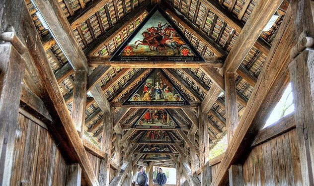 Black Death “Danse Macabre” – Reuss River in Lucerne, Switzerland