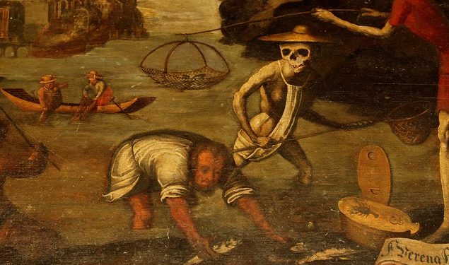 Black Death “Danse Macabre” – Reuss River in Lucerne, Switzerland