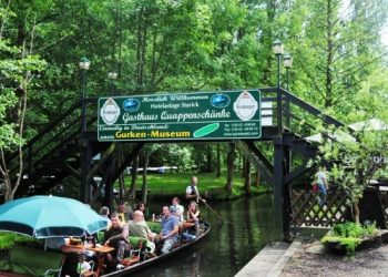 City of Pickles”, Lübbenau in the Spreewald in Germany