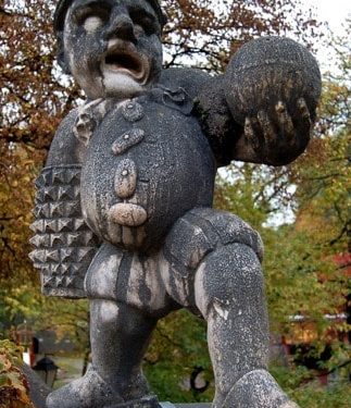 Dwarf garden in Salzburg, Austria