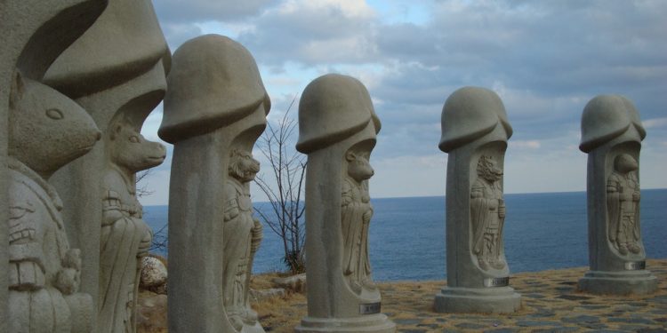 Haeshindang Park, otherwise known as Penis Park, South Korea