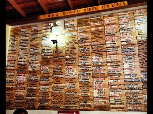 Heladeria Coromoto ice cream parlor in Merida, Venezuela