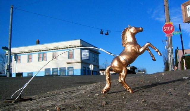 Horse rings in Portland, Oregon