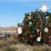 I-17 from Phoenix to Flagstaff – large Christmas tree in the middle of the desert