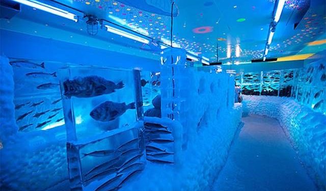 Kori no Suizokukan’s Frozen Aquarium in Kesennuma, Japan
