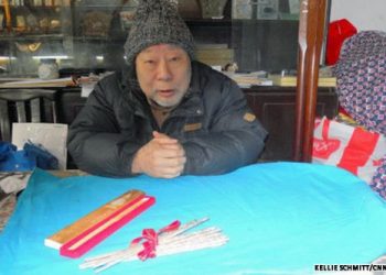 Lan Xiang’s collection of chopsticks, Shanghai, China