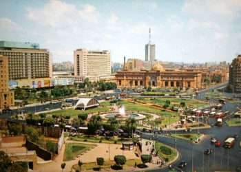 Midan El-Tahrir and the Egyptian Museum, Cairo