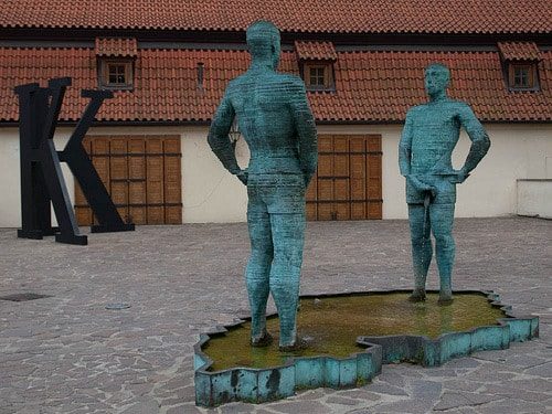Piss – Sculptor David Černý, Malá Straná, Czech Republic