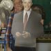 Presidents Museum in a high school in San Diego