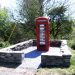 Red telephone box, Wales, Britain