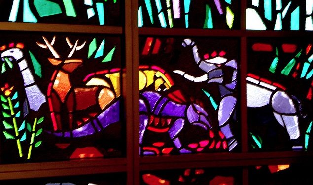 Resurrection Mausoleum – the largest glass installation in the world, Justice, Illinois