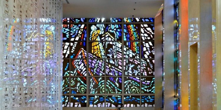 Resurrection Mausoleum – the largest glass installation in the world, Justice, Illinois