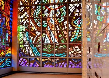 Resurrection Mausoleum – the largest glass installation in the world, Justice, Illinois