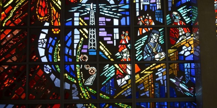 Resurrection Mausoleum – the largest glass installation in the world, Justice, Illinois